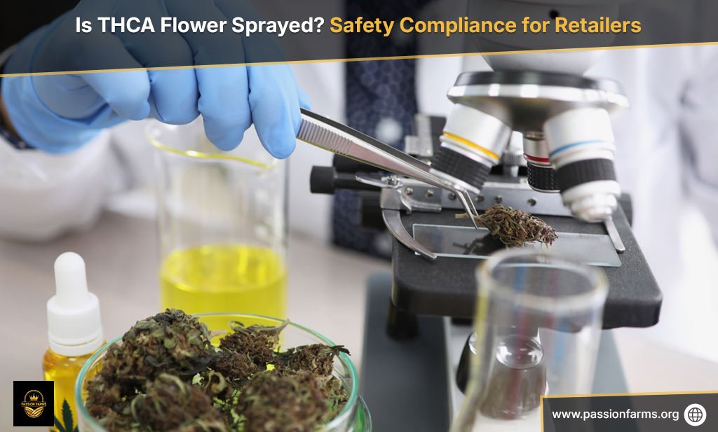 Sprayed THCA Flower: Safety for Retailers