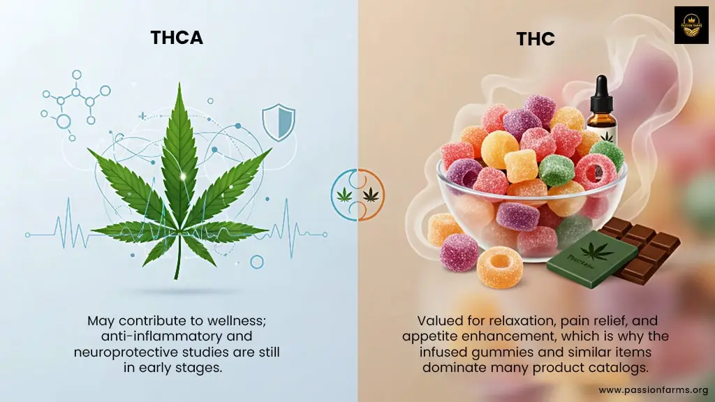 thca or thc edibles? here’s what you need to know